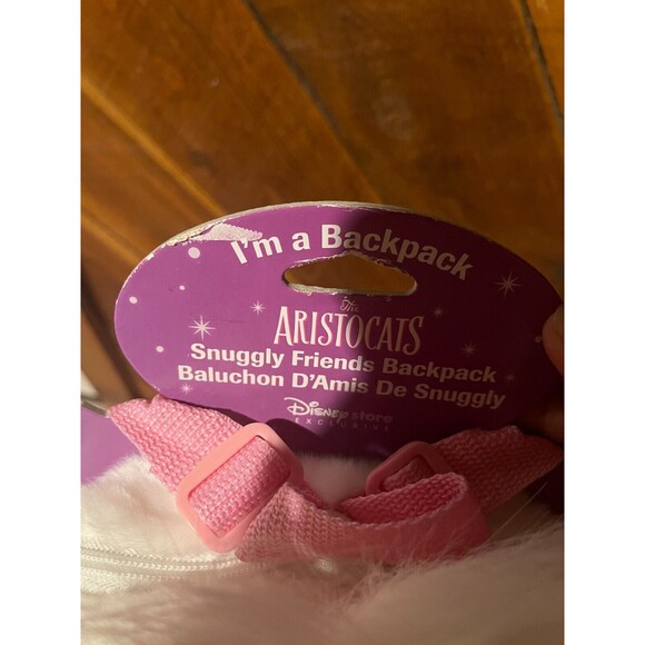 Vintage Disney Store Exclusive Aristocats Marie Snuggly Friends Backpack - Picture 3 of 5